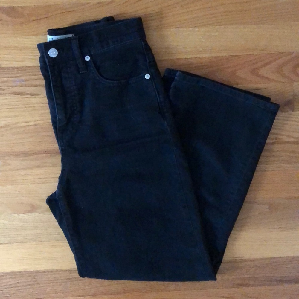 Madewell Slim-Wide Leg Crop Jeans